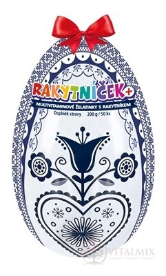 TEREZIA RAKYTNÍČEK+ želatínky veľkonočné vajce - biele (limitovaná edícia 2024) 1x50 ks