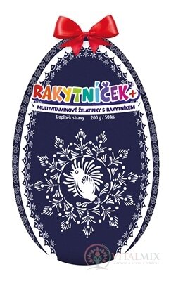 TEREZIA RAKYTNÍČEK+ želatínky veľkonočné vajce - modré (limitovaná edícia 2025) 1x50 ks