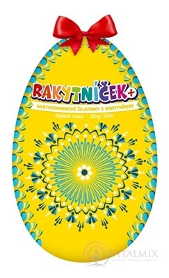 TEREZIA RAKYTNÍČEK+ želatínky veľkonočné vajce - žlté (limitovaná edícia 2025) 1x50 ks