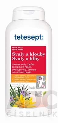 tetesept Telové mlieko SVALY A KĹBY 1x250 ml