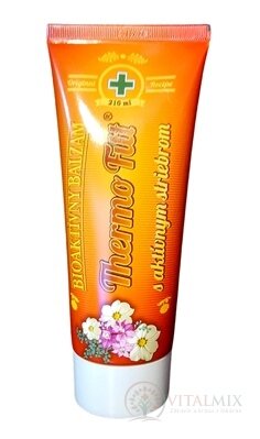 Thermo Fitt – Bioaktívny balzam s výťažkami liečivých rastlín a aktívnym striebrom (v tube) 1x210 ml