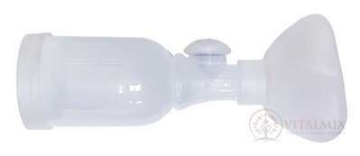 TipsHaler-HospitHal Inhalačná komora pre tlak. dávkovací inhalátor, s detskou maskou (delená, OrHal s prepážkou), od 1 do 6 rokov, 1x1 ks