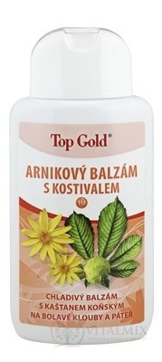 TOP GOLD Arnikový balzam s kostihojom chladivý 1x200 ml