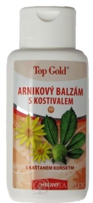 TOP GOLD Arnikový balzam s kostihojom hrejivý 1x200 ml
