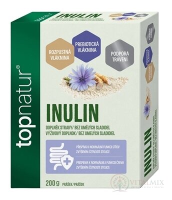 topnatur INULÍN prášok, rozpustná vláknina 1x200 g
