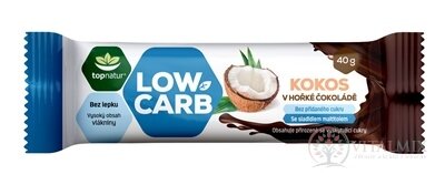 topnatur LOW CARB Kokos v horkej čokoláde tyčinka 1x40 g
