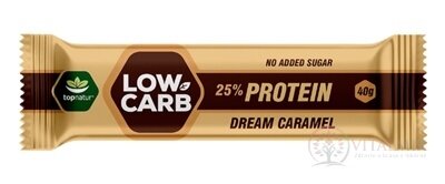 topnatur LOW CARB PROTEIN Karamel tyčinka 1x40 g