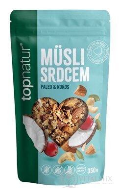 topnatur Müsli srdcom Paleo & kokos bezlepkové, 1x350 g