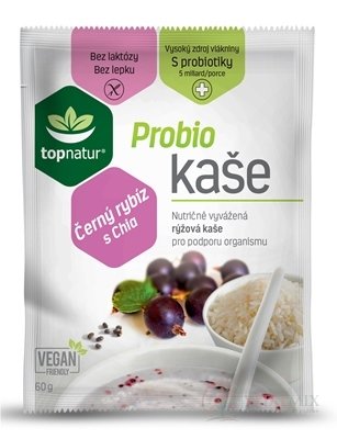 topnatur Probio KAŠA Čierne ríbezle s Chia ryžová kaša 25x60 g (1500 g)