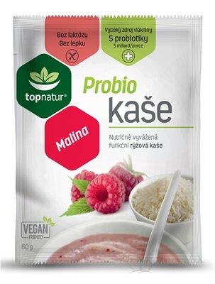 topnatur Probio KAŠA Malina instantná ryžová kaša 1x60 g