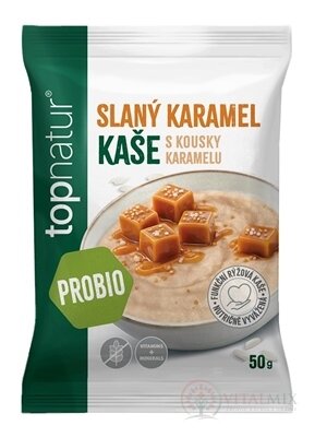 topnatur Probio KAŠA Slaný karamel instantná ryžová kaša 1x50 g