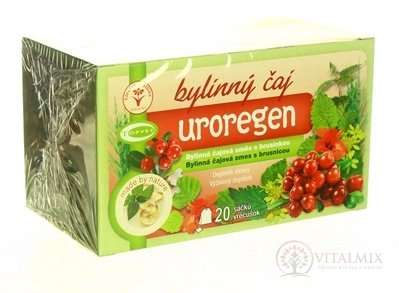TOPVET UROREGEN bylinná čajová zmes s brusnicou 20x1,5 g (30 g)