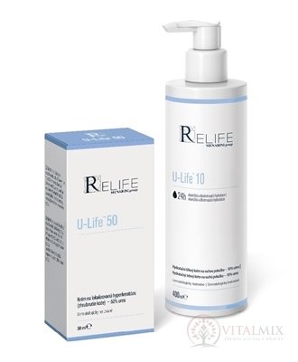 U-Life Hydratačný balíček U-Life 10 krém 400 ml + U-Life 50 krém 30 ml (zľava 40%), 1x1 set