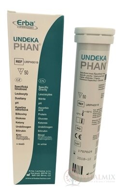 UNDEKAPHAN diagnostické prúžky na moč 1x50 ks