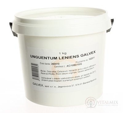 UNGUENTUM LENIENS GALVEX ung 1x1000 g