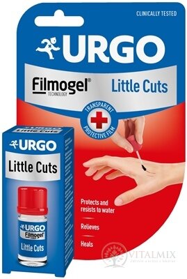 URGO FILMOGEL Drobné poranenia tekuté krytie, fľaštička s aplikátorom 1x3,25 ml