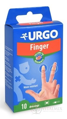 URGO Finger náplasť na prsty, 2 veľkosti, 1x10 ks