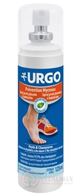 URGO Sprej proti plesniam a baktériám na chodidlá a do obuvi 1x125 ml