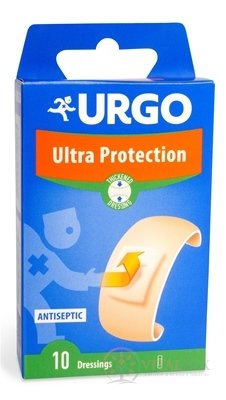 URGO Ultra Protection náplasť maximálna ochrana, 20x72 mm, 1x10 ks
