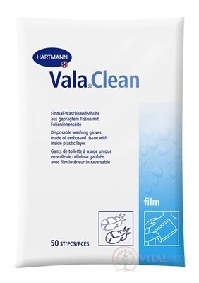 ValaClean Film jednorazové umývacie vrecká (23,5 x 15,5 cm) 1x50 ks