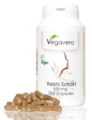 Vegavero Reishi Extrakt 500 mg cps 1x120 ks
