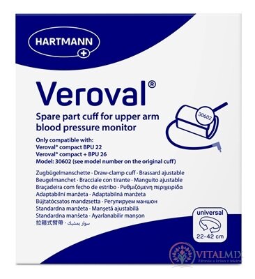 Veroval Adaptabilná manžeta (22 - 42 cm) pre ramenný tlakomer Veroval Compact / Veroval Compact + connect, 1x1 ks