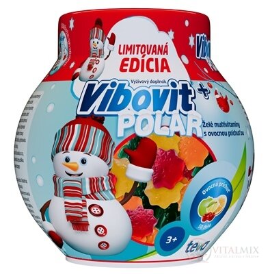 VIBOVIT+ POLAR želé multivitamíny s ovocnou príchuťou 1x200 g