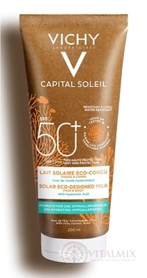 VICHY CAPITAL SOLEIL SOLAR ECO-DESIGN. MILK SPF50+ ochranné mlieko proti UV žiareniu 1x200 ml