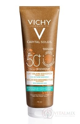 VICHY CAPITAL SOLEIL SOLAR ECO-DESIGN. MILK SPF50+ ochranné mlieko proti UV žiareniu 1x75 ml