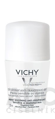VICHY DEO ANTI-TRANSPIRANT ROLL-ON NA CITL.POKOŽKU (M5907901) 1x50 ml
