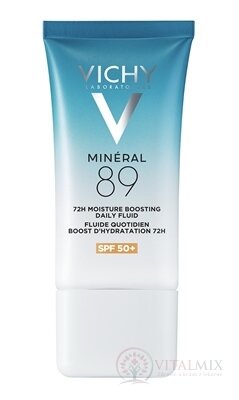 VICHY MINERAL 89 72H MOISTURE BOOSTING DAILY FLUID posilňujúci denný fluid pre podporu hydratácie, s ochranným faktorom SPF 50+, 1x50 ml