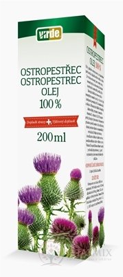VIRDE OSTROPESTREC OLEJ 100% olej 1x200 ml
