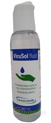ViruSol fluid antibakteriálny roztok na ruky s chlorhexidínom 1x100 ml
