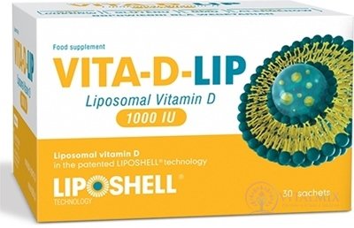 VITA-D-LIP Liposomal Vitamin D 1000 IU gél vo vrecúškach 1x30 ks