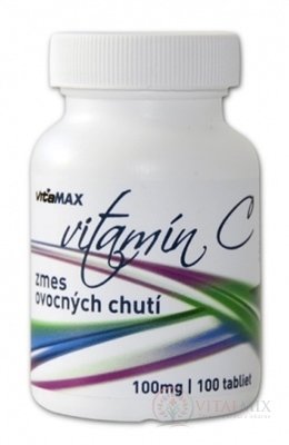 VITAMAX VITAMÍN C 100MG OVOCNA ZMES tbl 1x100 ks