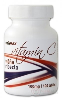 VITAMAX VITAMÍN C 100MG RÍBEZĽA VIŠŇA tbl 1x100 ks