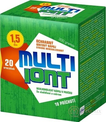 VITAR Multi iont nápoj v prášku vo vrecúškach, mix ovocných príchutí 1x20 ks