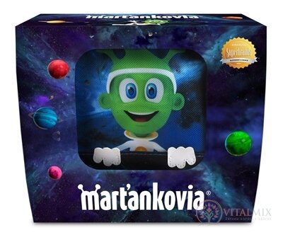 WALMARK Marťankovia GUMMY Xmas pack s Eachinaceou 50 ks + Emoji 50 ks + desiatová taštička, 1x1 set