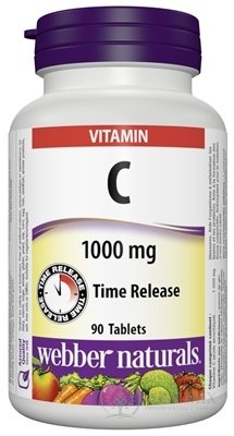 Webber Naturals Vitamín C 1000 mg cps s postupným uvoľňovaním 1x90 ks
