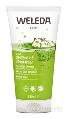WELEDA 2v1 Sprchový krém a šampón Veselá limetka 1x150 ml