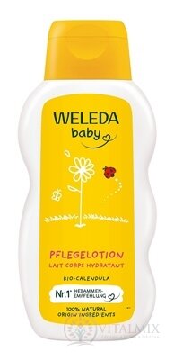 WELEDA baby NECHTÍKOVÉ ošetrujúce mlieko (Calendula Pflegemilch) 1x200 ml