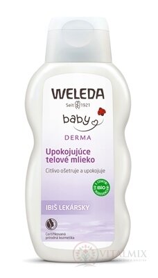 WELEDA baby Upokojujúce telové mlieko pre veľmi citlivú pokožku 1x200 ml