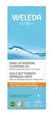 WELEDA Čistiaci a odličovací olej s marhuľovým a ricínovým olejom 1x150 ml