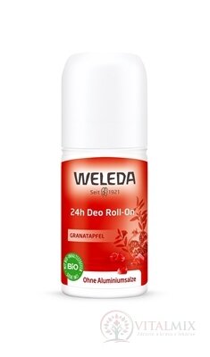 WELEDA Granátové jablko 24h Deo Roll-on bez hliníkových solí 1x50 ml