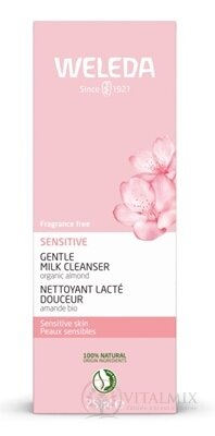 WELEDA Jemné čistiace mlieko Sensitive s bio mandľovým olejom 1x75 ml