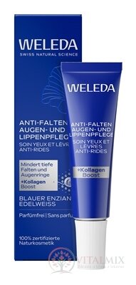 WELEDA Liftingový Krém na kontúry očí a pier modrý horec a plesnivec alpínsky 1x10 ml