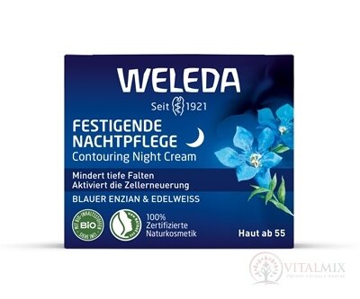 WELEDA Liftingový Nočný krém modrý horec a plesnivec alpínsky 1x40 ml