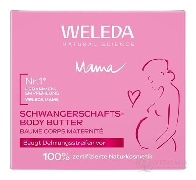 WELEDA Mama Tehotenské telové maslo krém na strie 1x150 ml