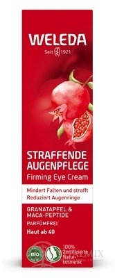 WELEDA Spevňujúci OČNÝ KRÉM granátové jablko a maca-peptidy 1x12 ml