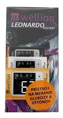 Wellion LEONARDO GLU/KET Glukomer rôzne farby, 1x1 set